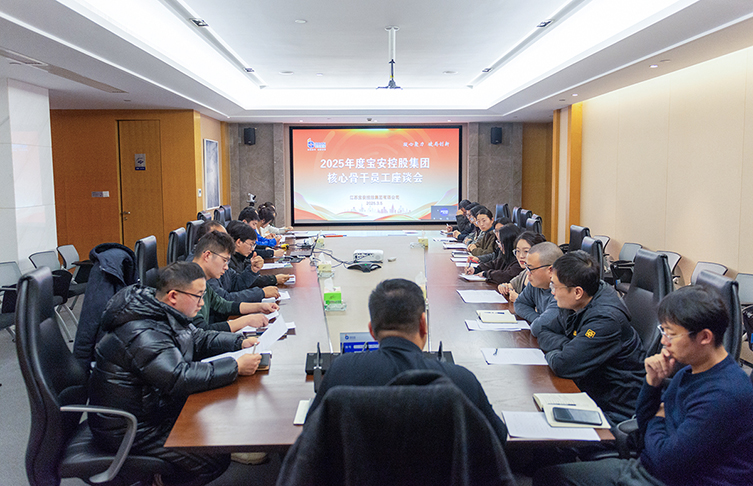 凝心聚力 破局創(chuàng)新——江蘇寶安控股集團(tuán)召開2025年度核心骨干員工座談會